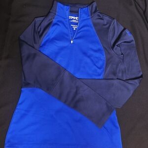 Spyder Women's Royal & Navy Blue Quarter-Zip Pullover